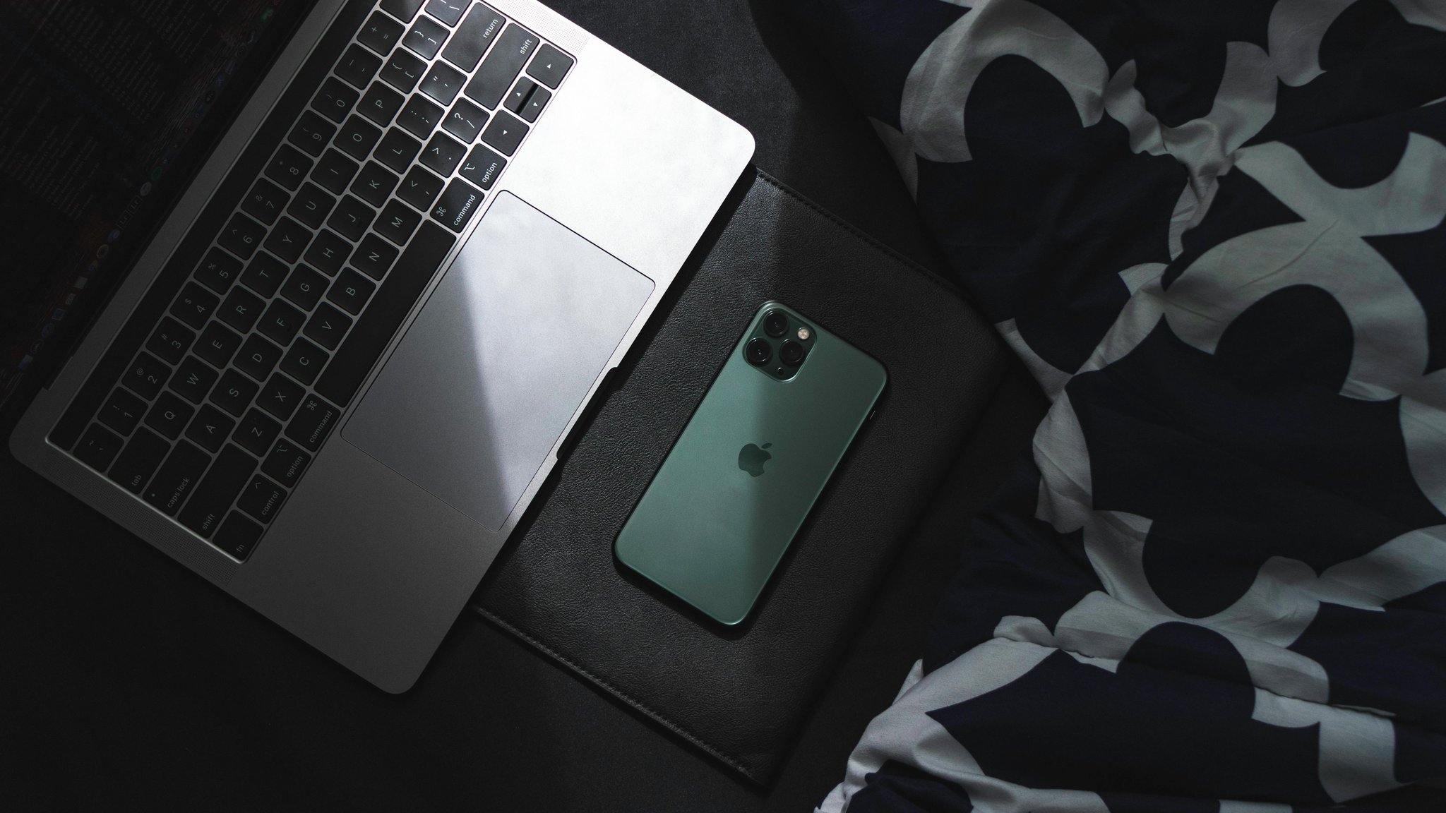 iPhone dramatic dark hero